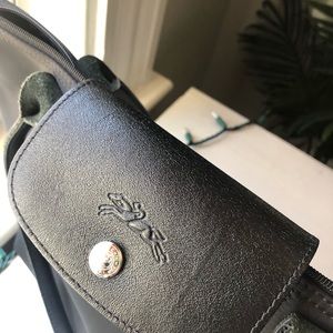 Longchamp Le Pliage Nylon Shoulder Bag (BLACK)